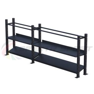 Купить Модульный стеллаж для гантелей, гирь и медболов 3180х430х1200 (2 секции) в Гдове 