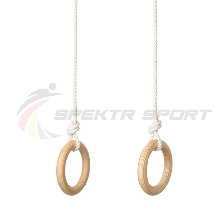 Купить Кольца гимнастические деревянные (фанера 18 мм, покрытие: эмаль, лак или пропитка) в Гдове 