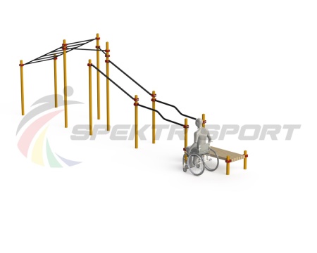 Купить Спортивный комплекс для инвалидов-колясочников WRK-D22_76mm в Гдове 