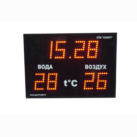 Купить Часы-термометр СТ1.16-2t для бассейна в Гдове 